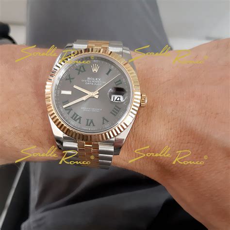 rolex ardesia prezzo|Orologio ROLEX Datejust Wimbledon Acciaio e Oro 41mm .